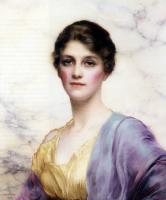 William Clarke Wontner - An Emerald Eyed Beauty